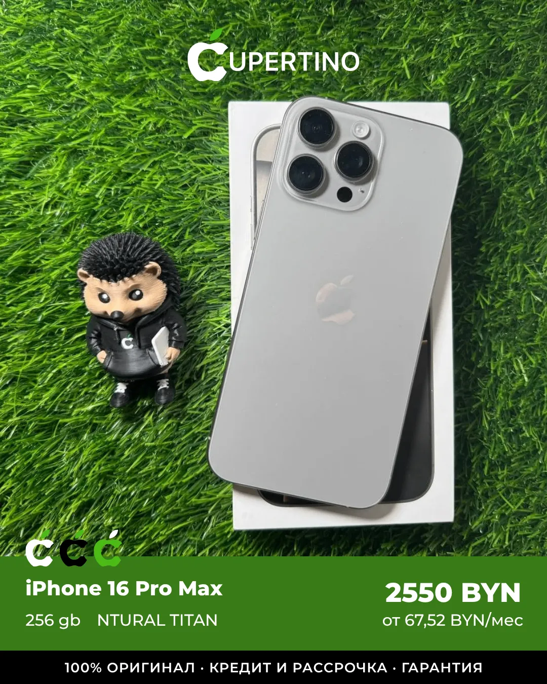 iPhone 16 Pro Max 256gb | Natural Titan